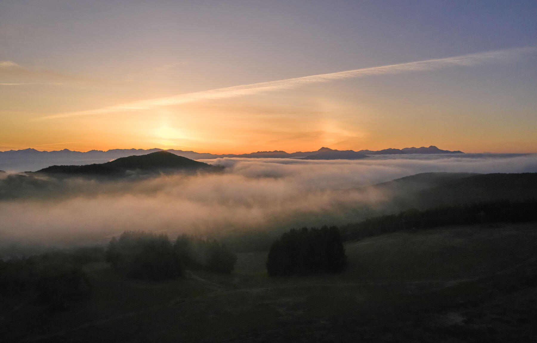 sea of clouds